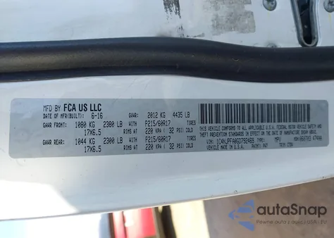 2016 Jeep Patriot Latitude из США, поврежденный, VIN 1C4NJPFA0GD792469